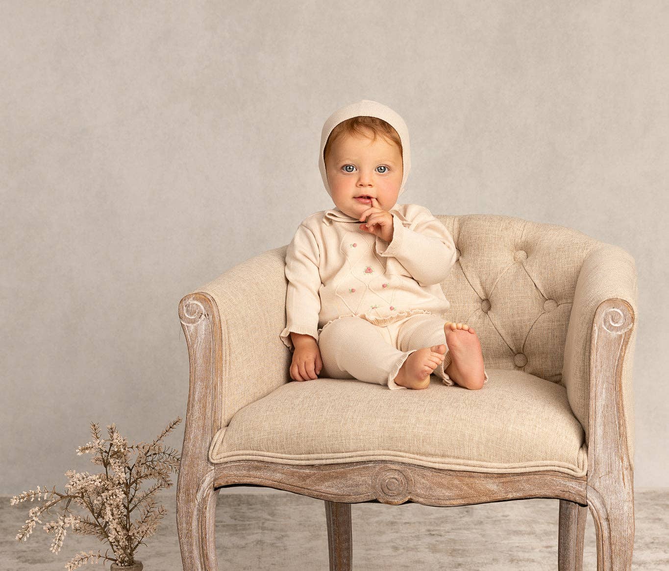 Baby & Toddler Girls Rosebud Knit Set