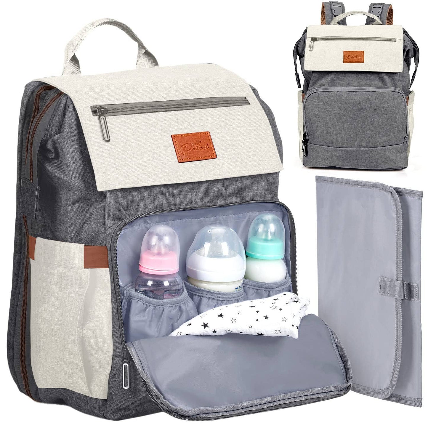 Pillani Baby Diaper Bag Backpack, Newborn Essentials
