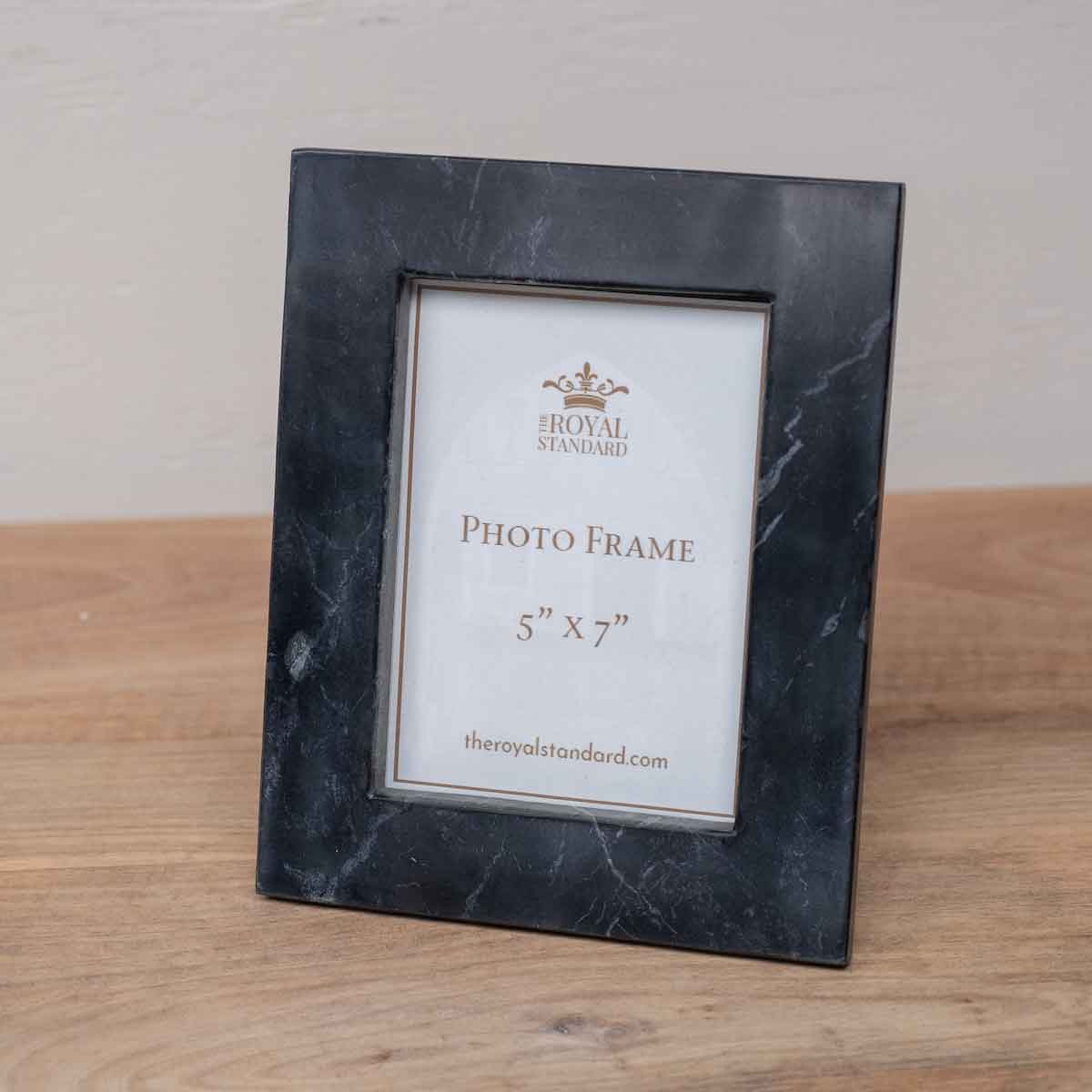 Marble Photo Frame Black 5x7