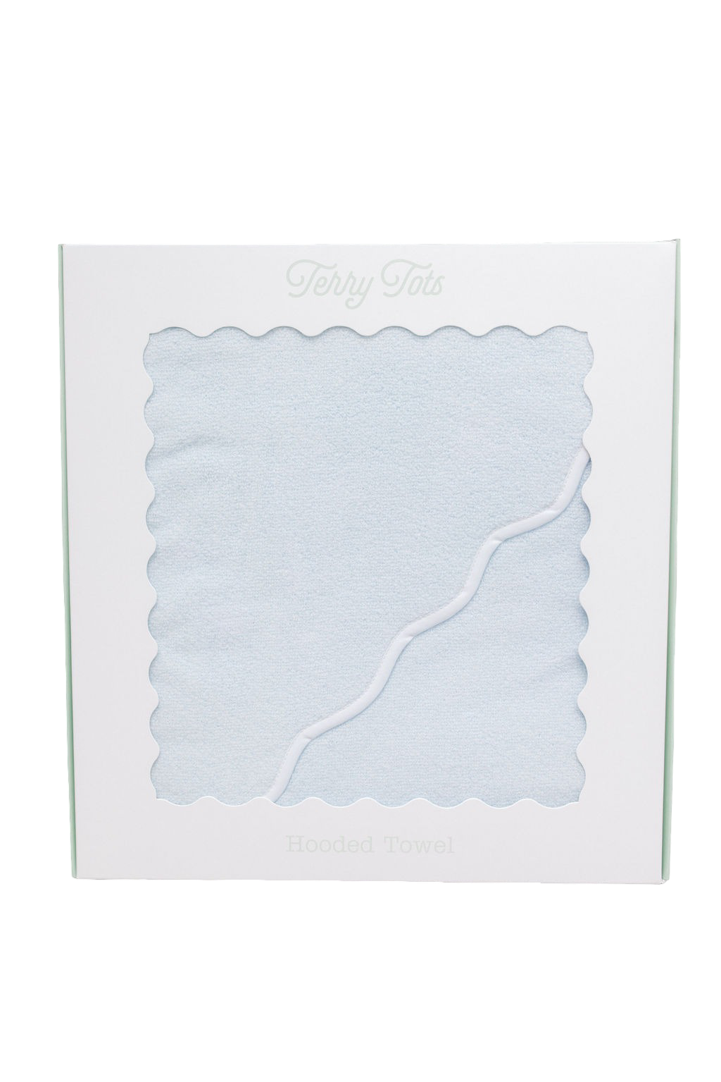 Hooded Towel - Blue Terry