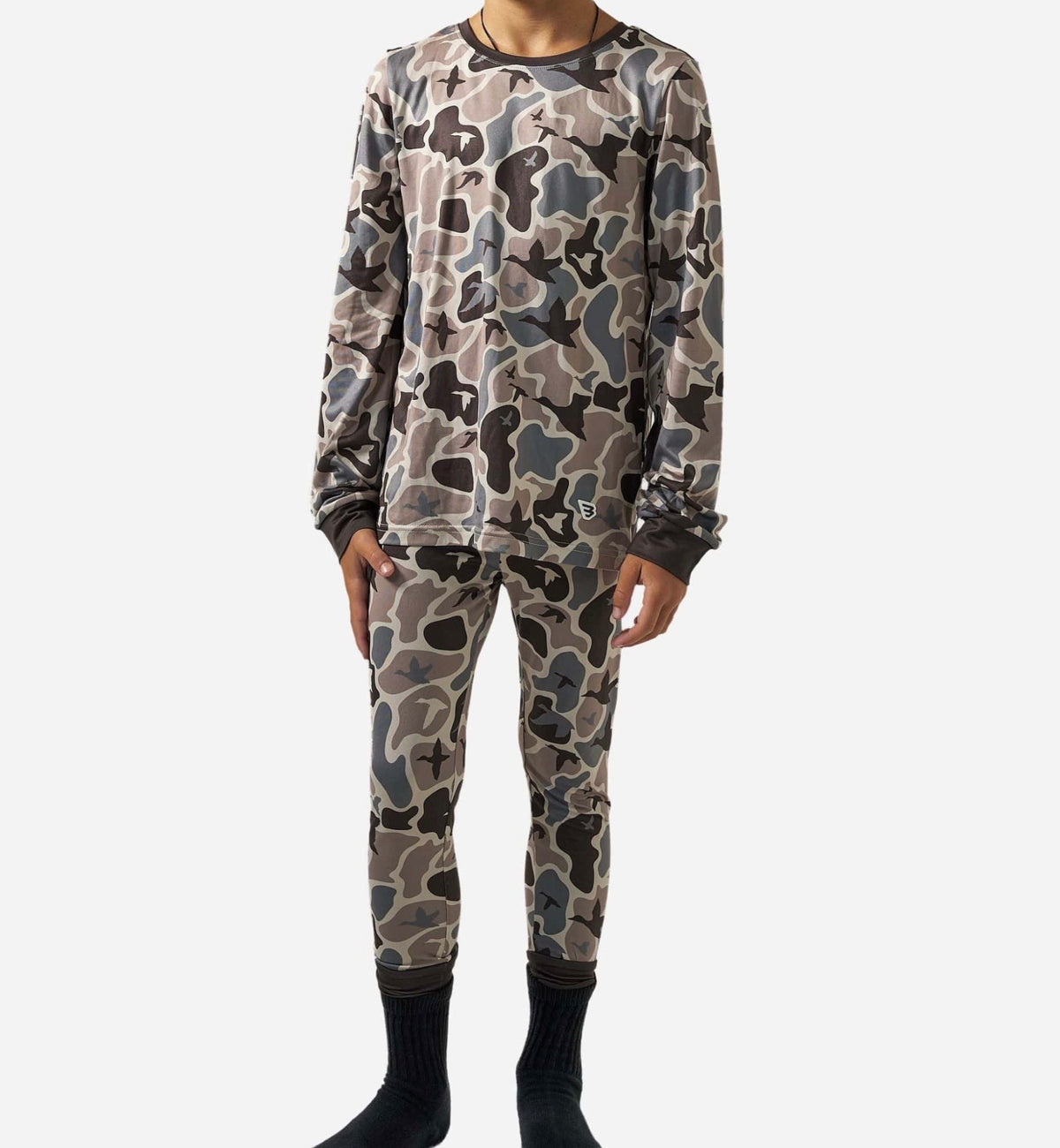 Burlebo Youth PJ Set-Mallard Mayhem Camo