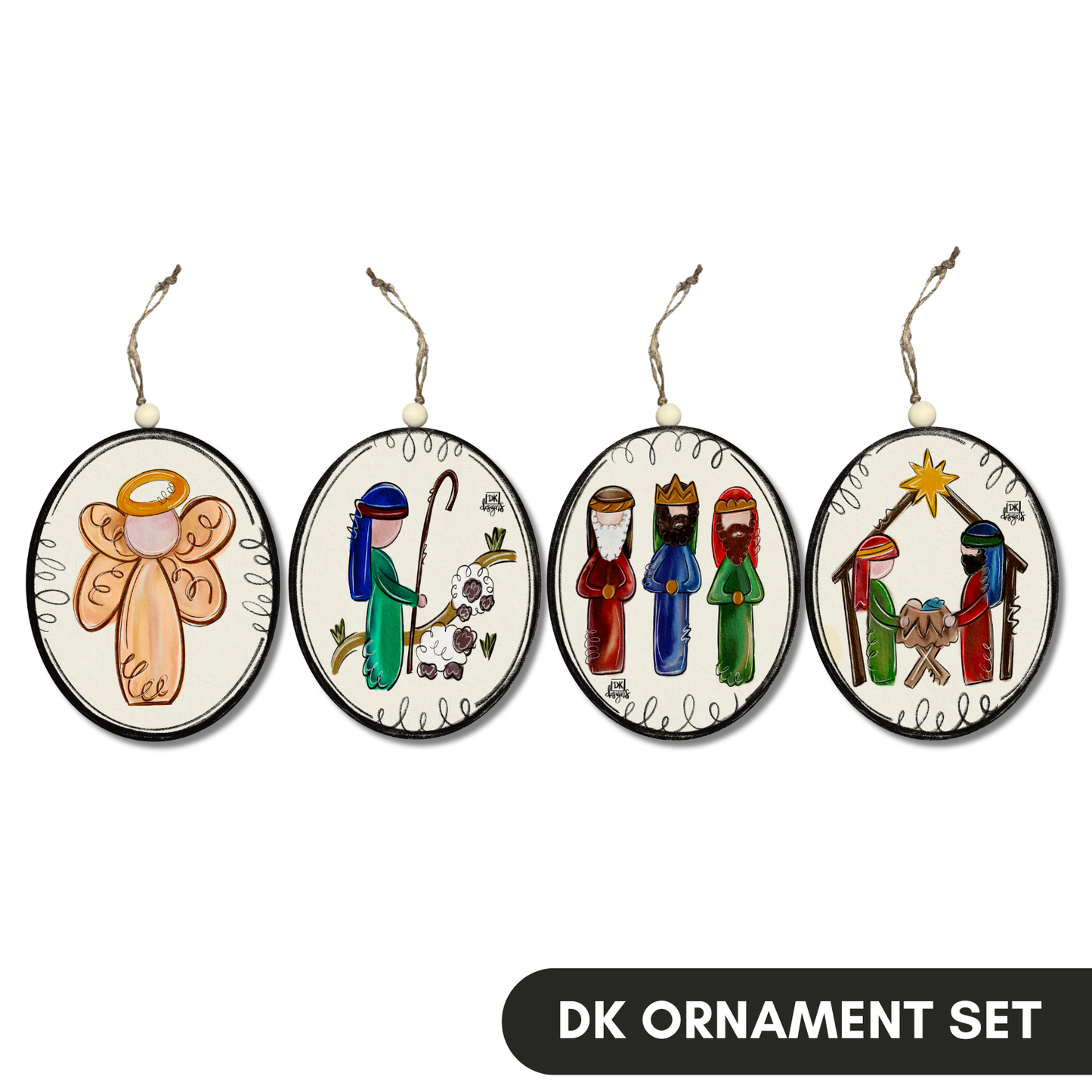 Nativity Ornament Set