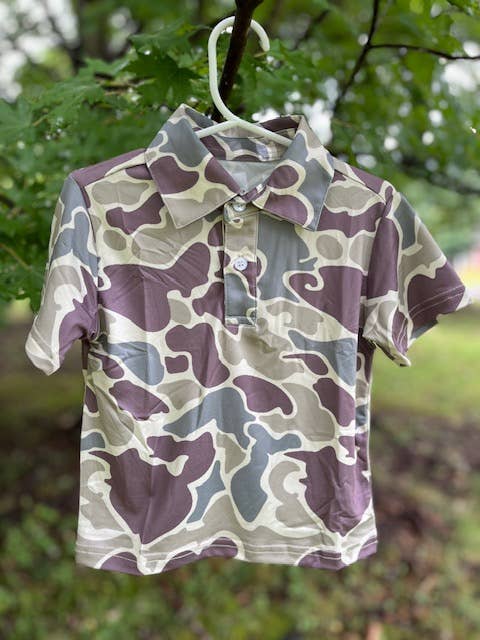Boys Polo Camo Father & Son Matching