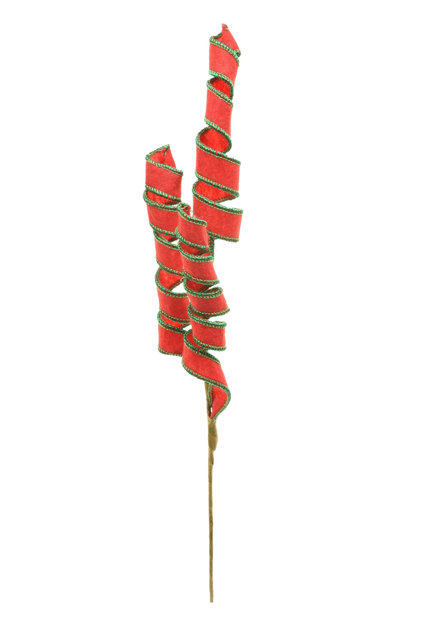 Red Twirled Tree Pick
