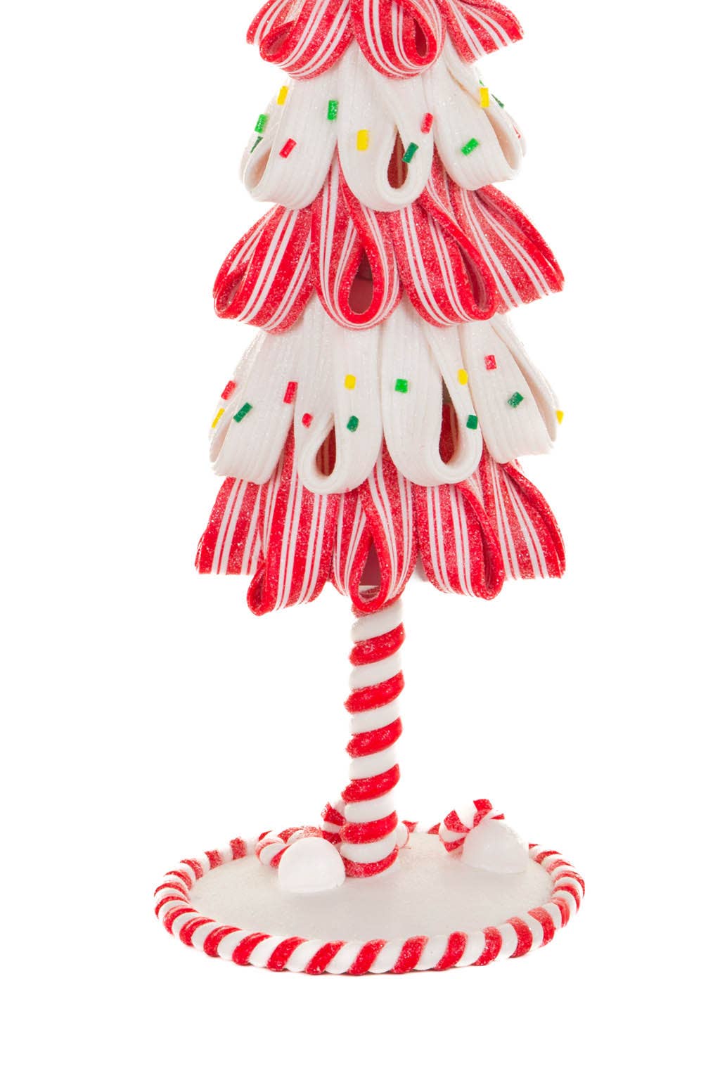 NEW - Red Candycane Christmas Tree Display