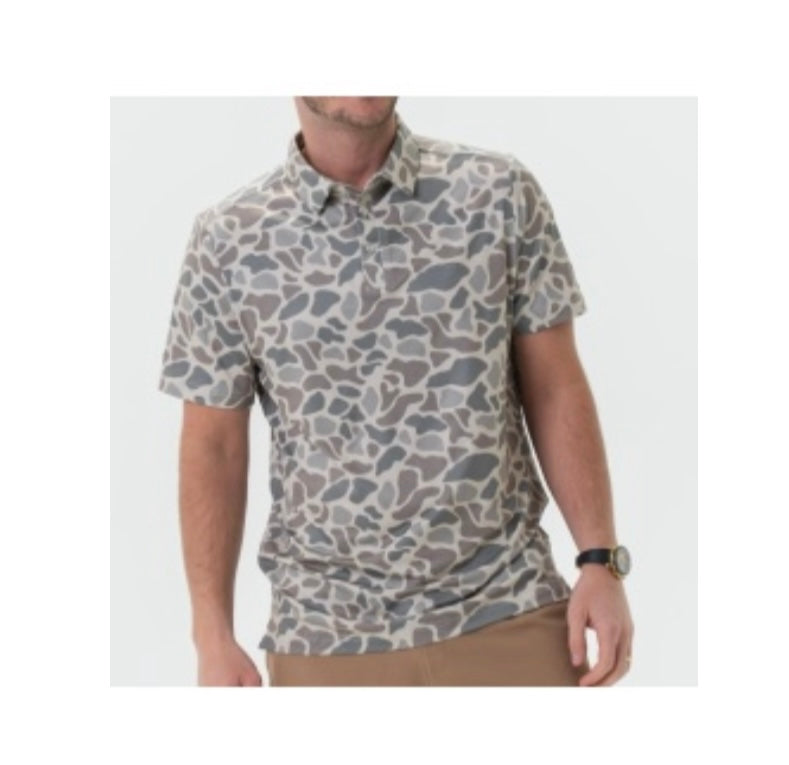Burlebo Performance Polo - Classic Deer Camo