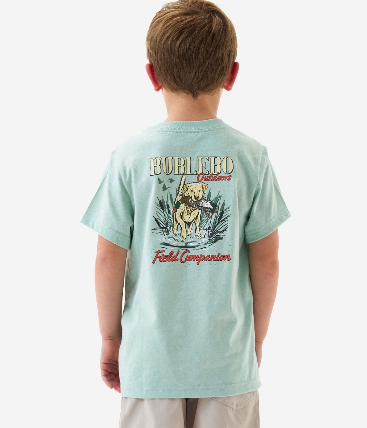 Burlebo Youth Field Companion Heather Sage Tee