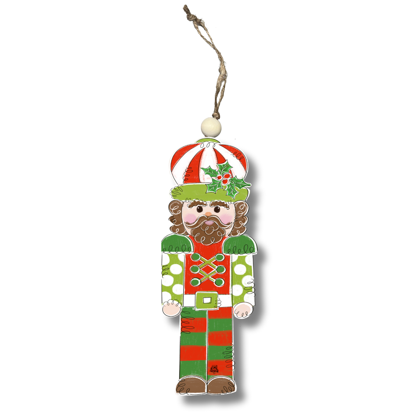 Holly Solider Ornament