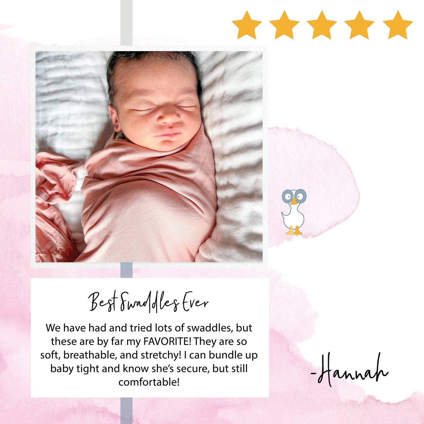 Watermelon & Pink Swaddle Blanket 2 Pack