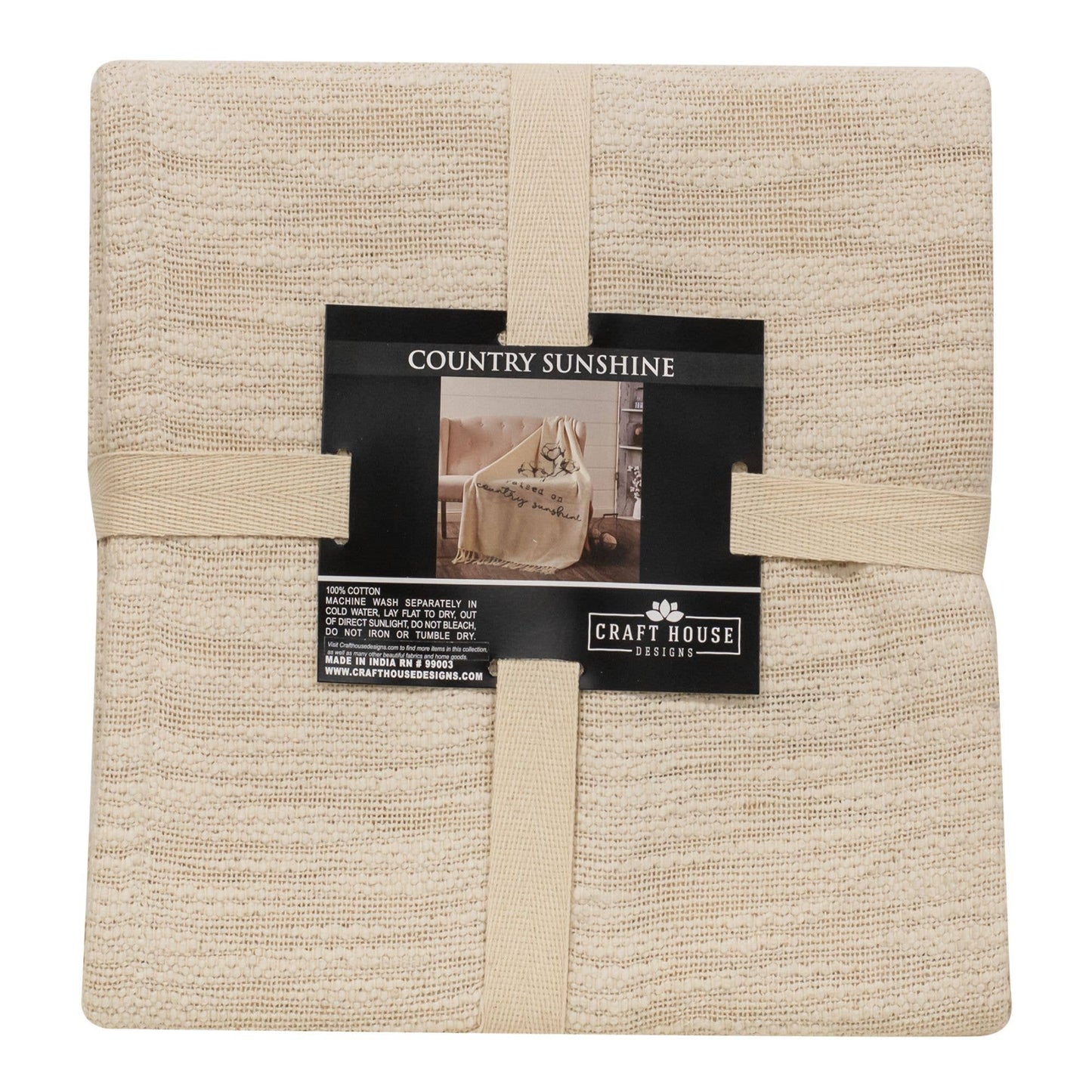 Country Sunshine Woven Throw