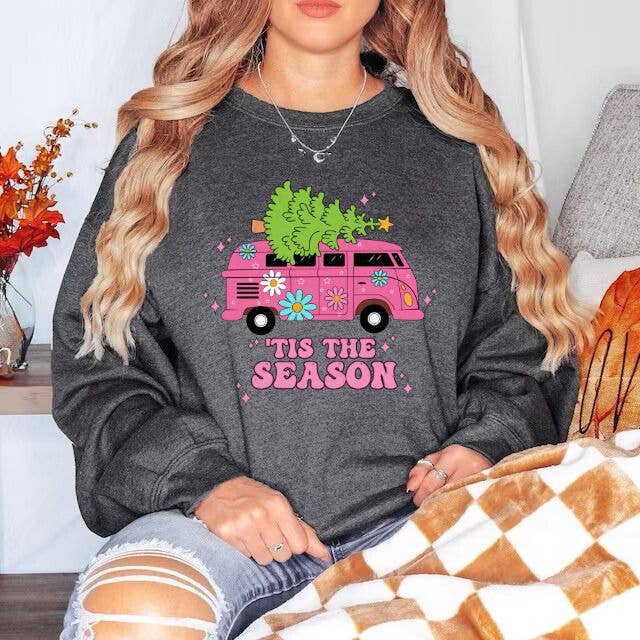 *HIPPY TIS THE SEASON* CHRISTMAS SWEATSHIRT