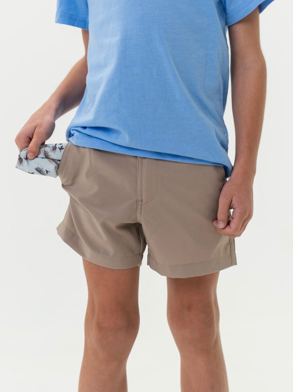 Burlebo Youth Cobblestone Khaki Duck Hunt Everyday Short