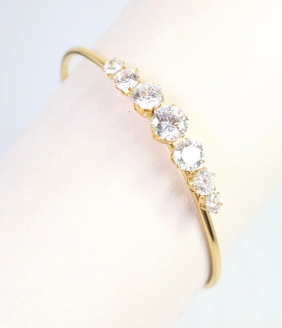 Dani CZ Cuff Bracelet