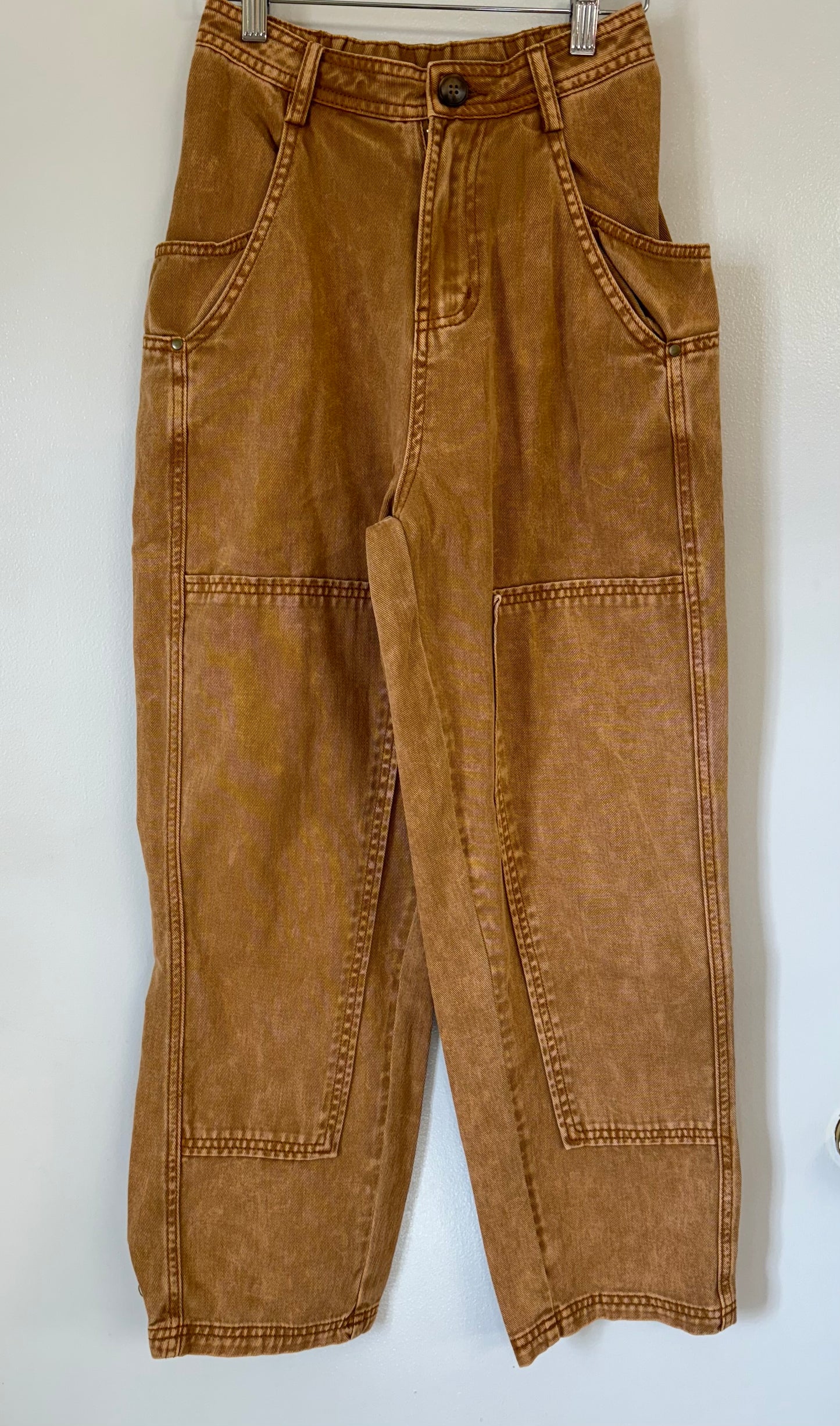 Mineral Washed Mid Rise Jeans