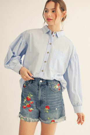 Button Down Lightweight Casual Shirt
