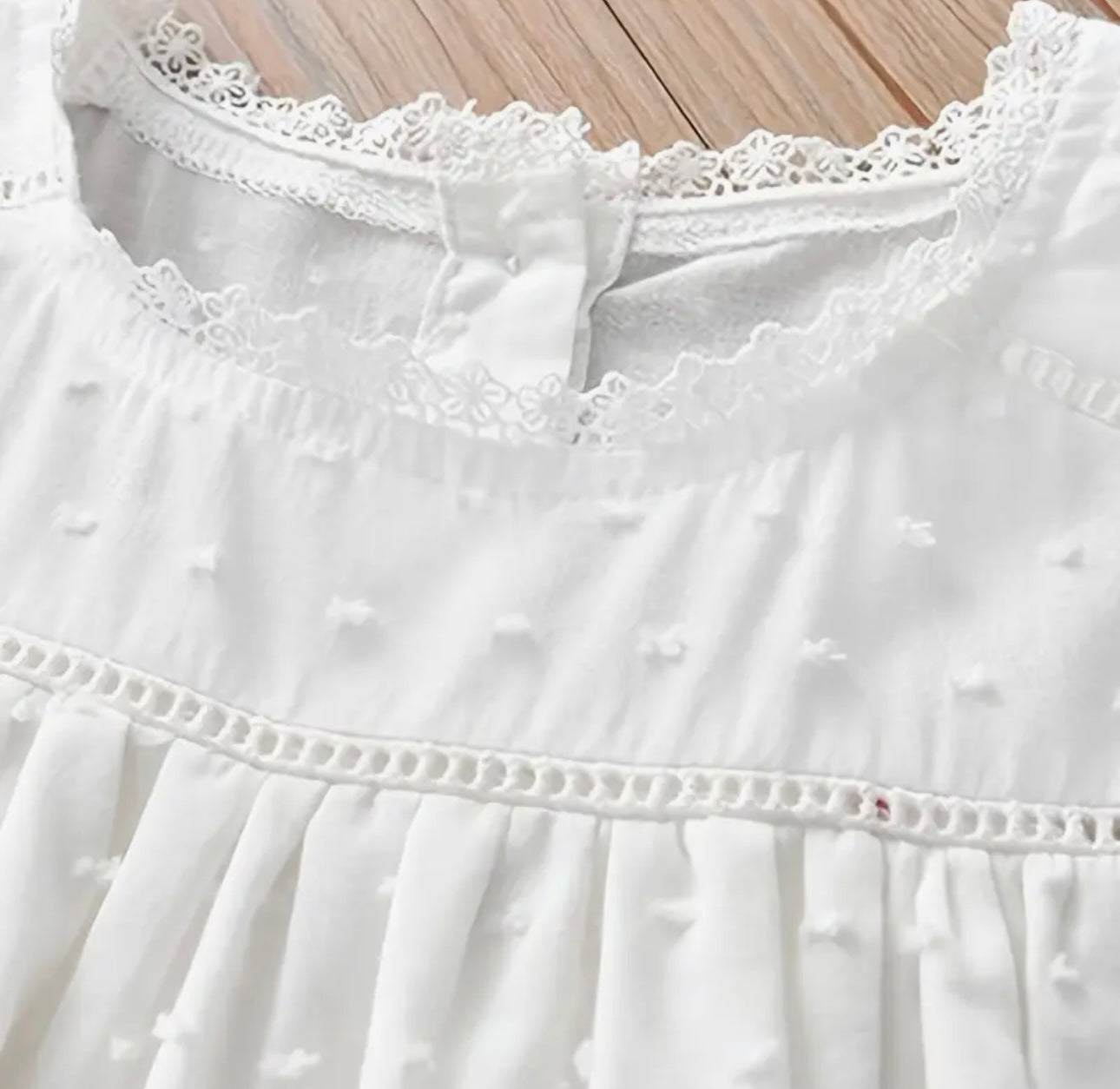 Embroidered Neck Dress