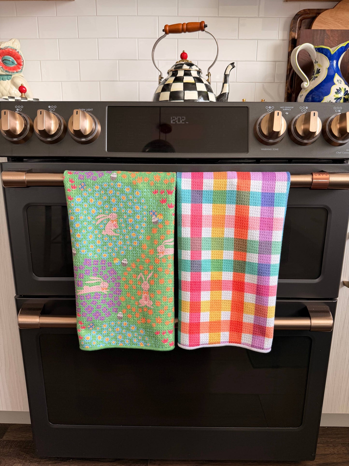 Live A Little Plaid: Double-Sided Hand Towel