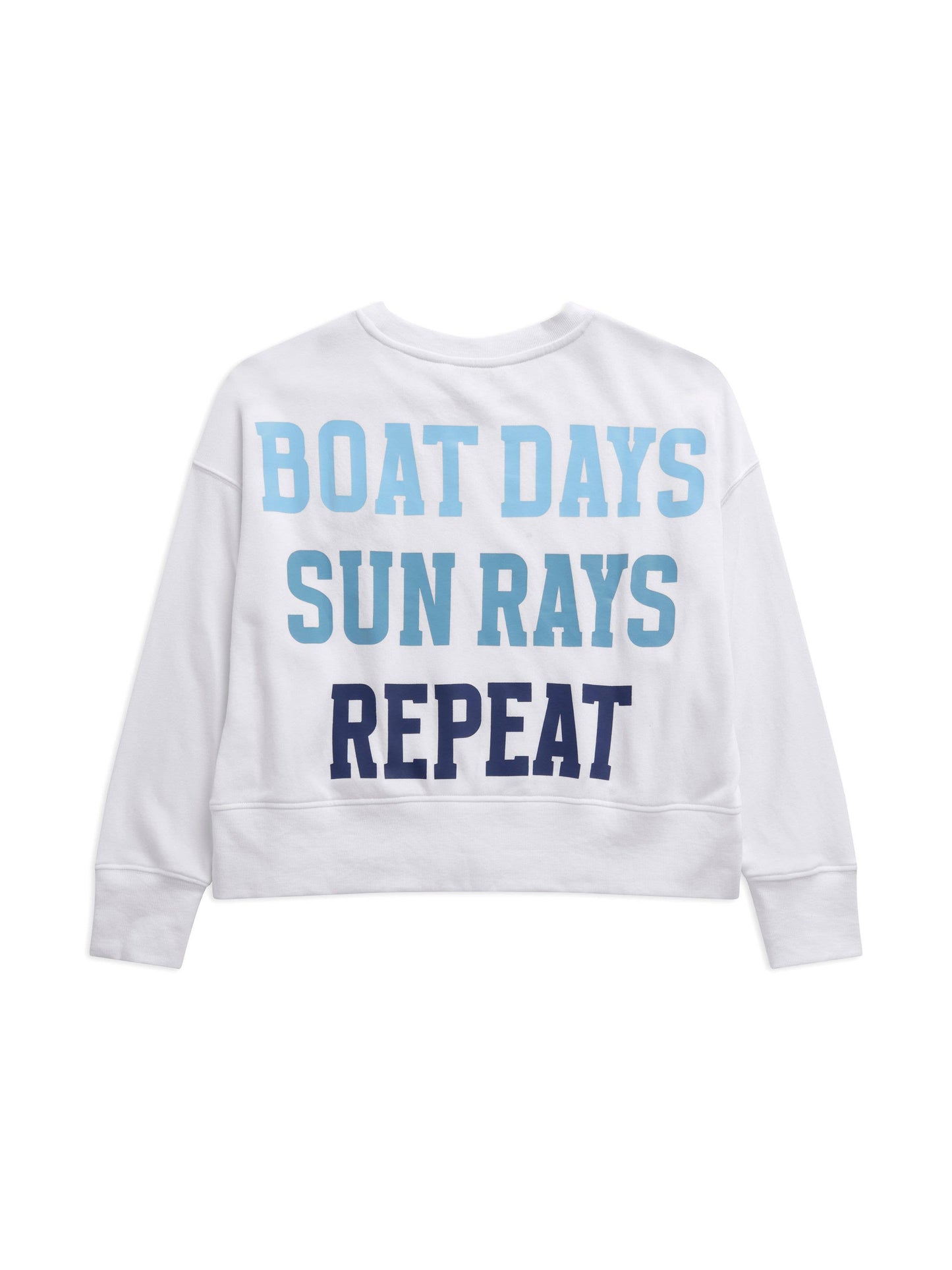 "BOAT DAYS, SUNRAYS, REPEAT" SWEATSHIRTS