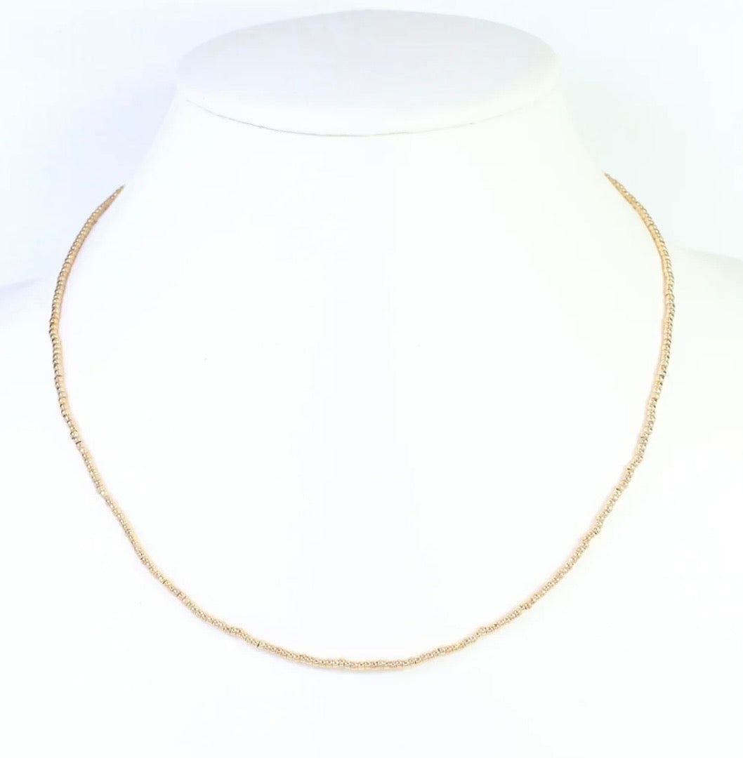 Mattie Dainty Beaded Necklace