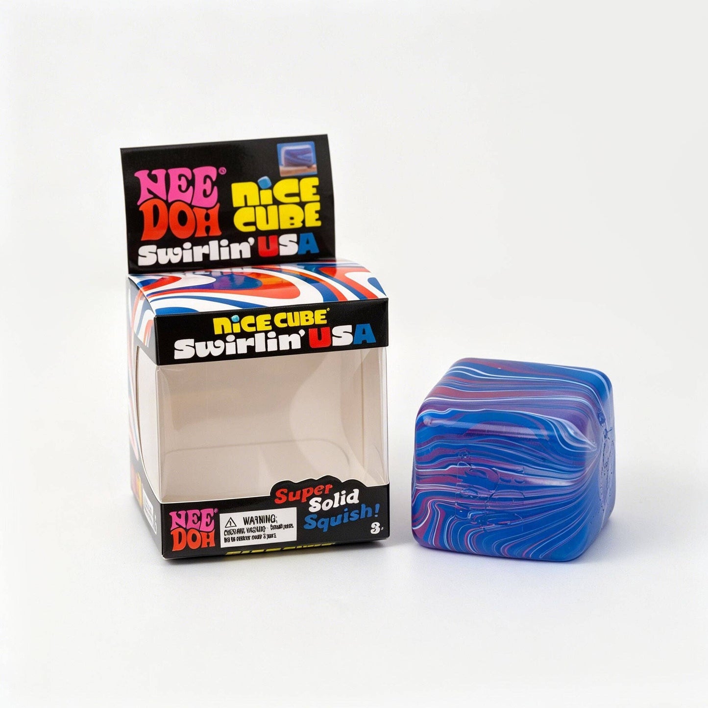 NEEDOH July 4th Cube Slow Rising Stress Relief Toy