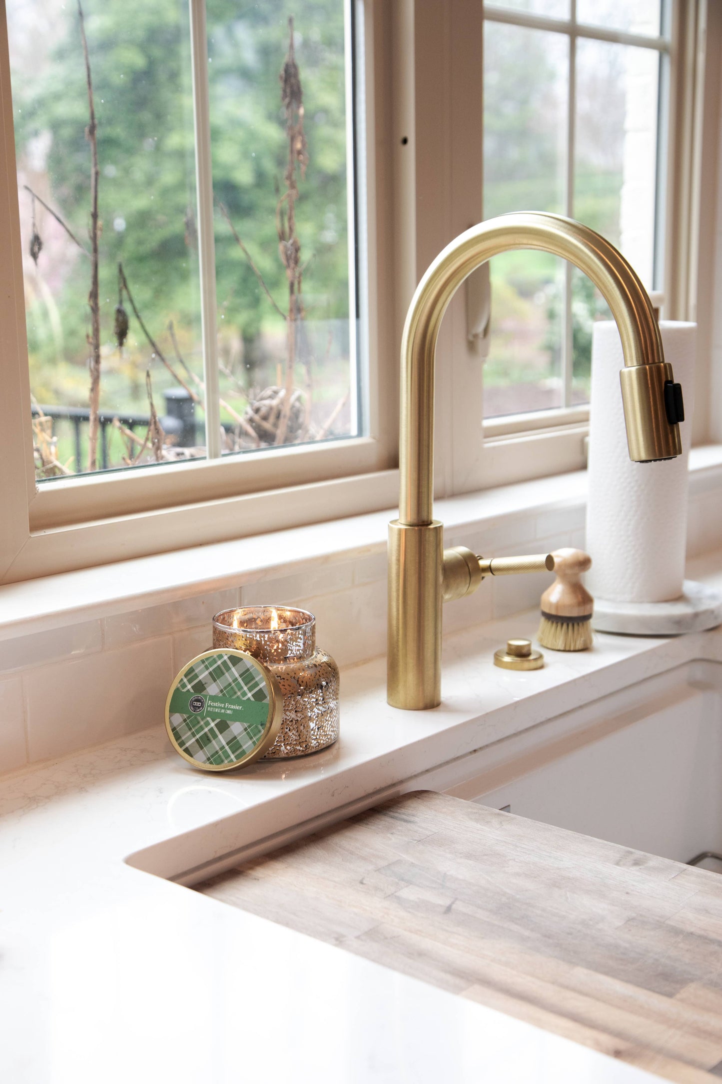 Festive Frasier Mercury Jar Candle