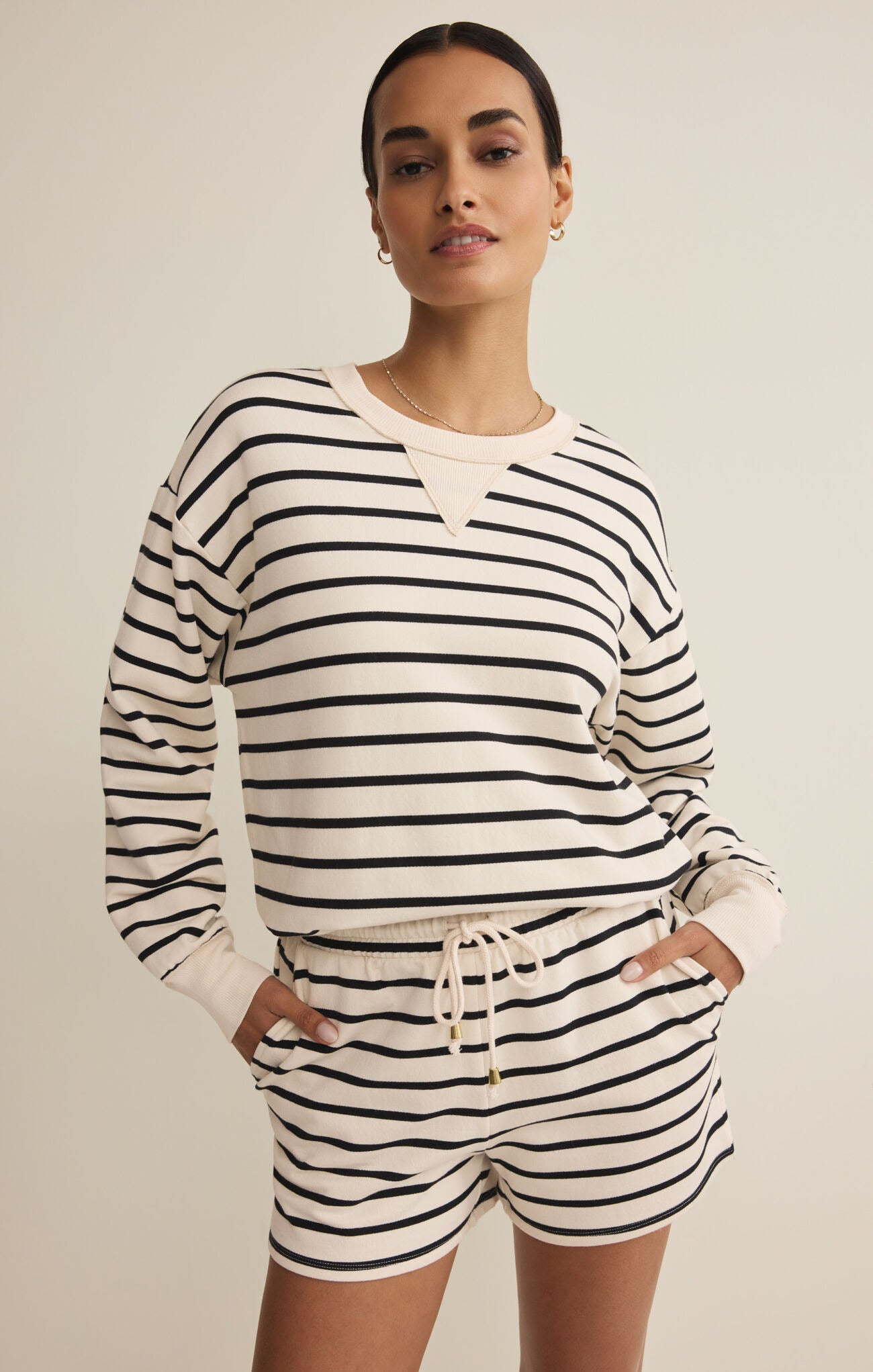 Z Supply Stand Out Striped Sweatshirt