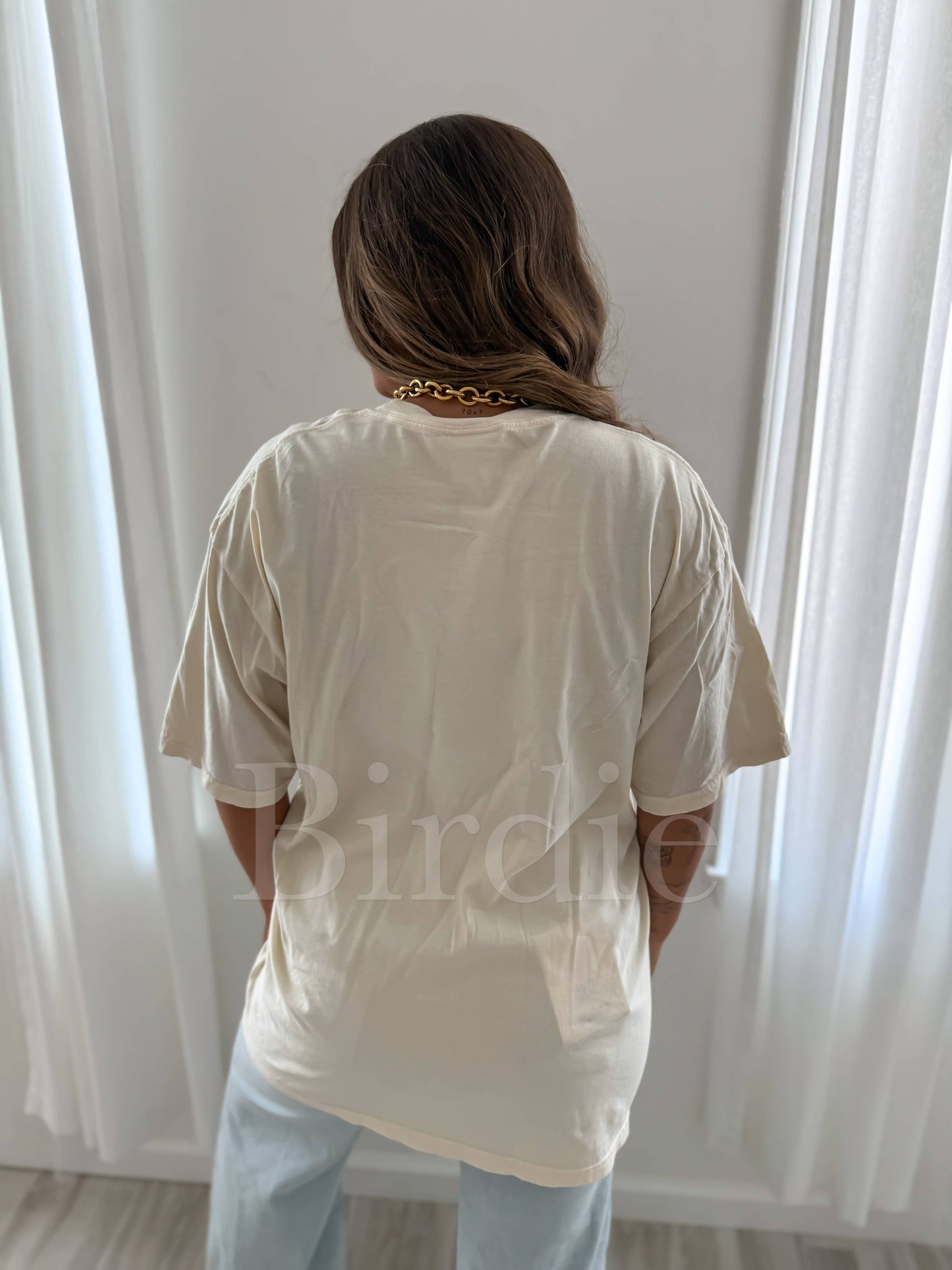 “Make Heaven Crowded” Ivory Graphic Tee