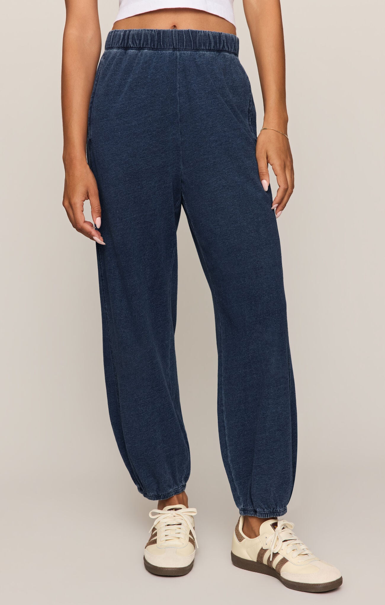 Z Supply Janie Knit Denim Jogger