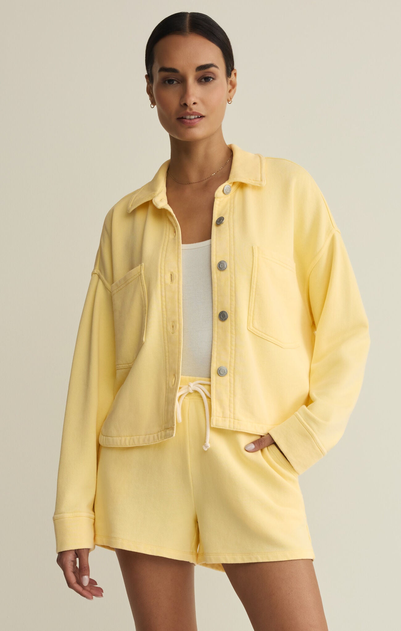 Z Supply All Day Cropped Knit Jacket