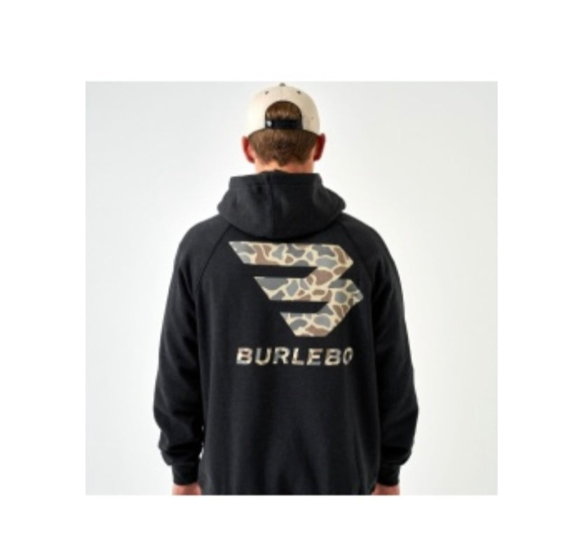Fleece Hoodie Camo Signature Logo