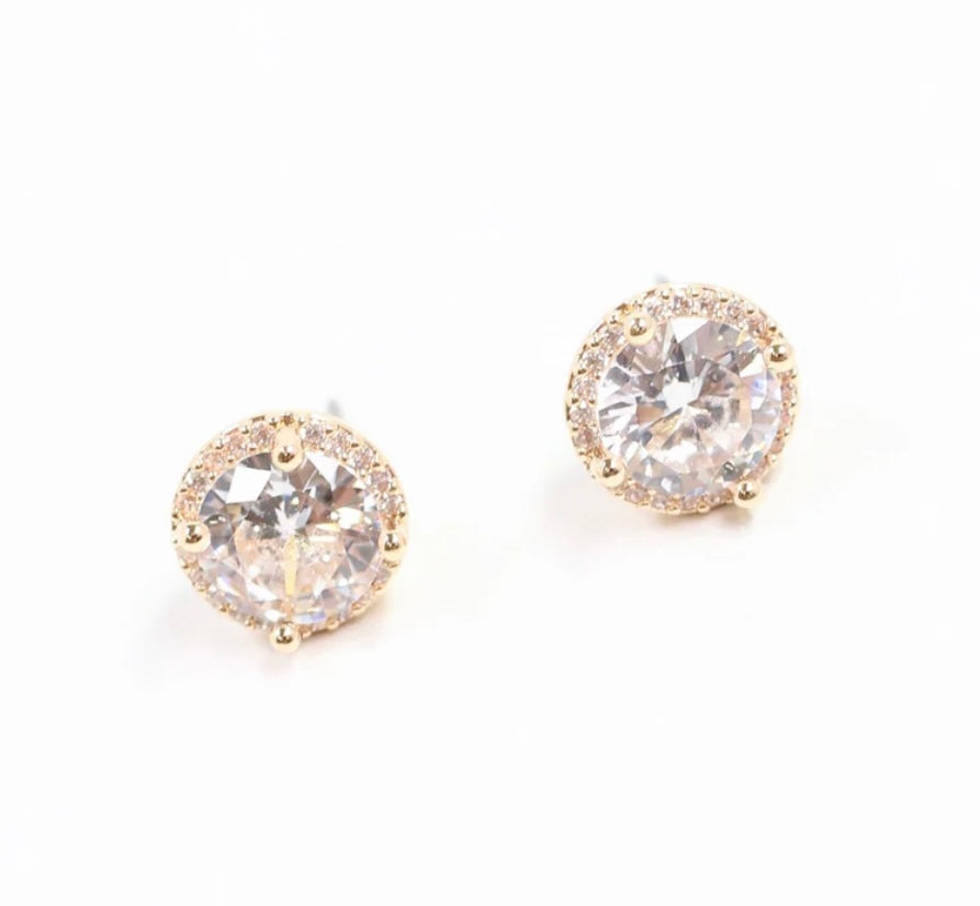 Hurley CZ Stud