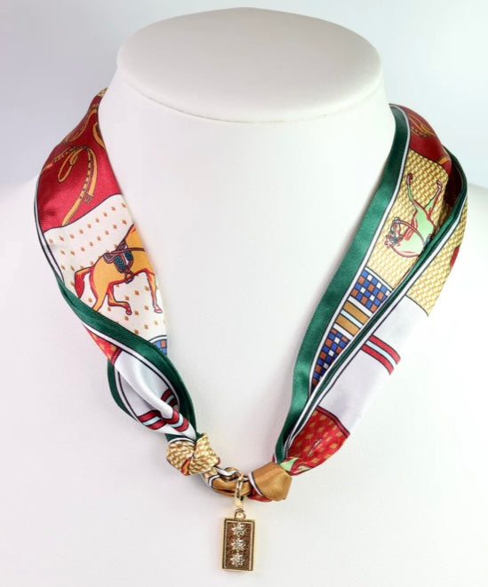 Lillie Scarf Charm Necklace