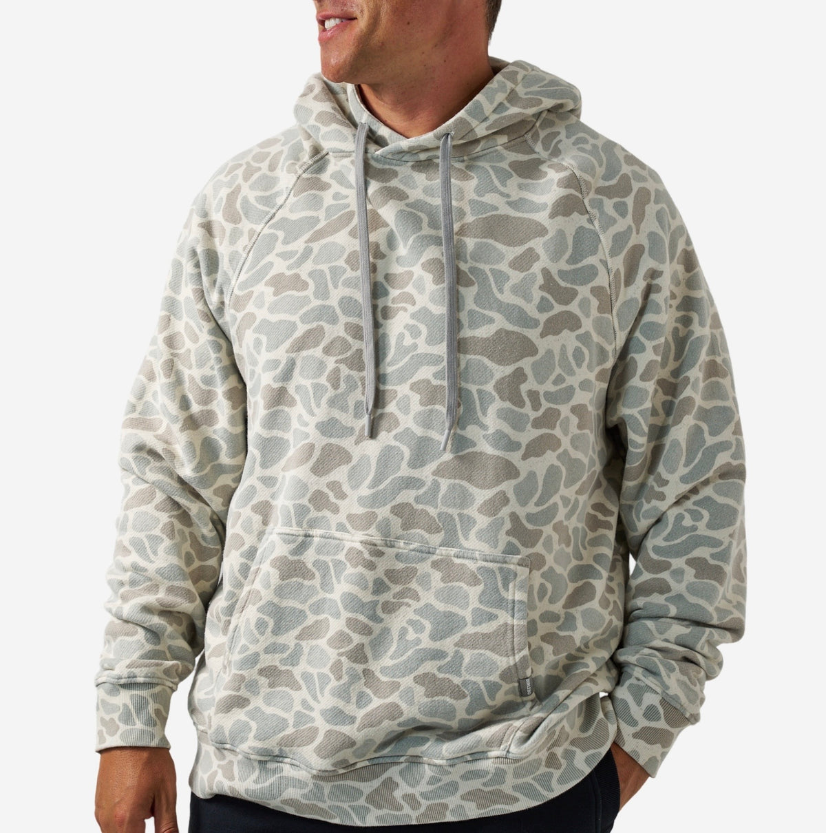 Burlebo Vintage Washed Hoodie-Classic Deer Camo