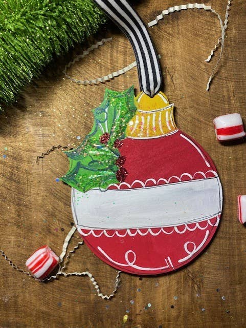 Ornament Hand painted Christmas Ornament