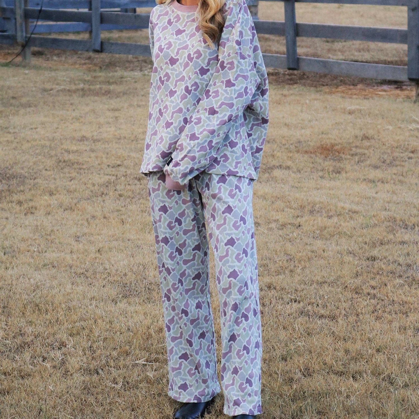 LM-WAFFLE PANT-CAMO