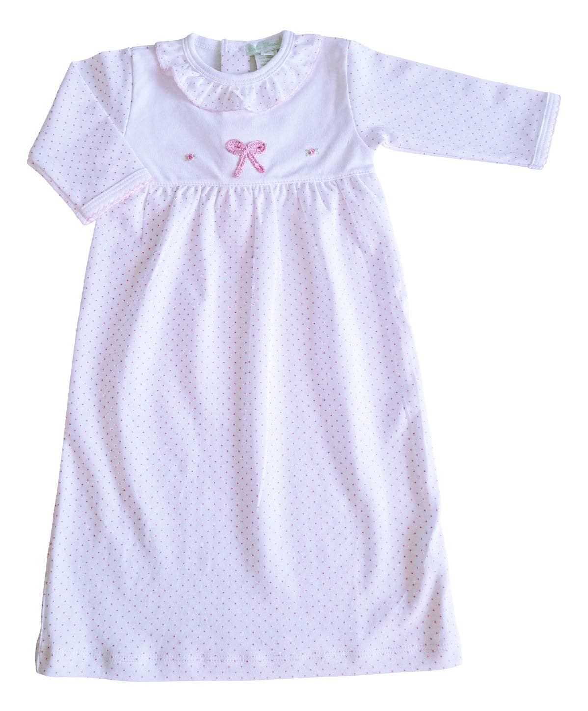 Baby Girl's Pima Cotton Bows Gown