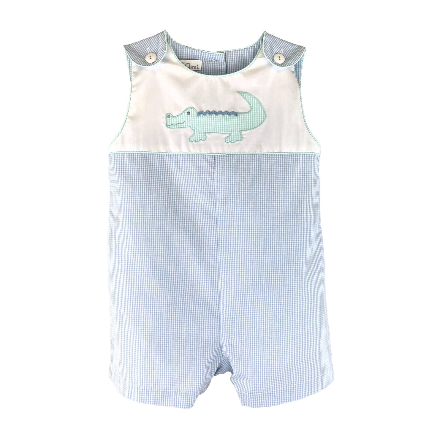 Sunsuit with Alligator Applique