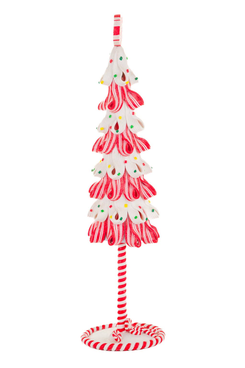NEW - Red Candycane Christmas Tree Display