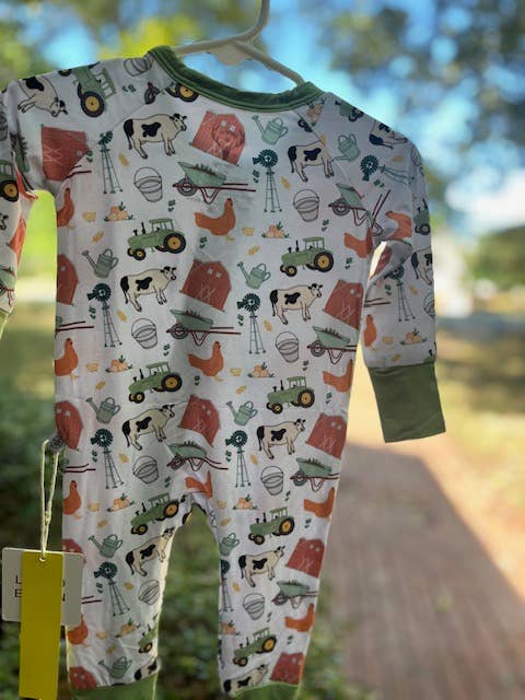 Southern / Cowboy / Farm / Bamboo Pajamas / Boys Clothing