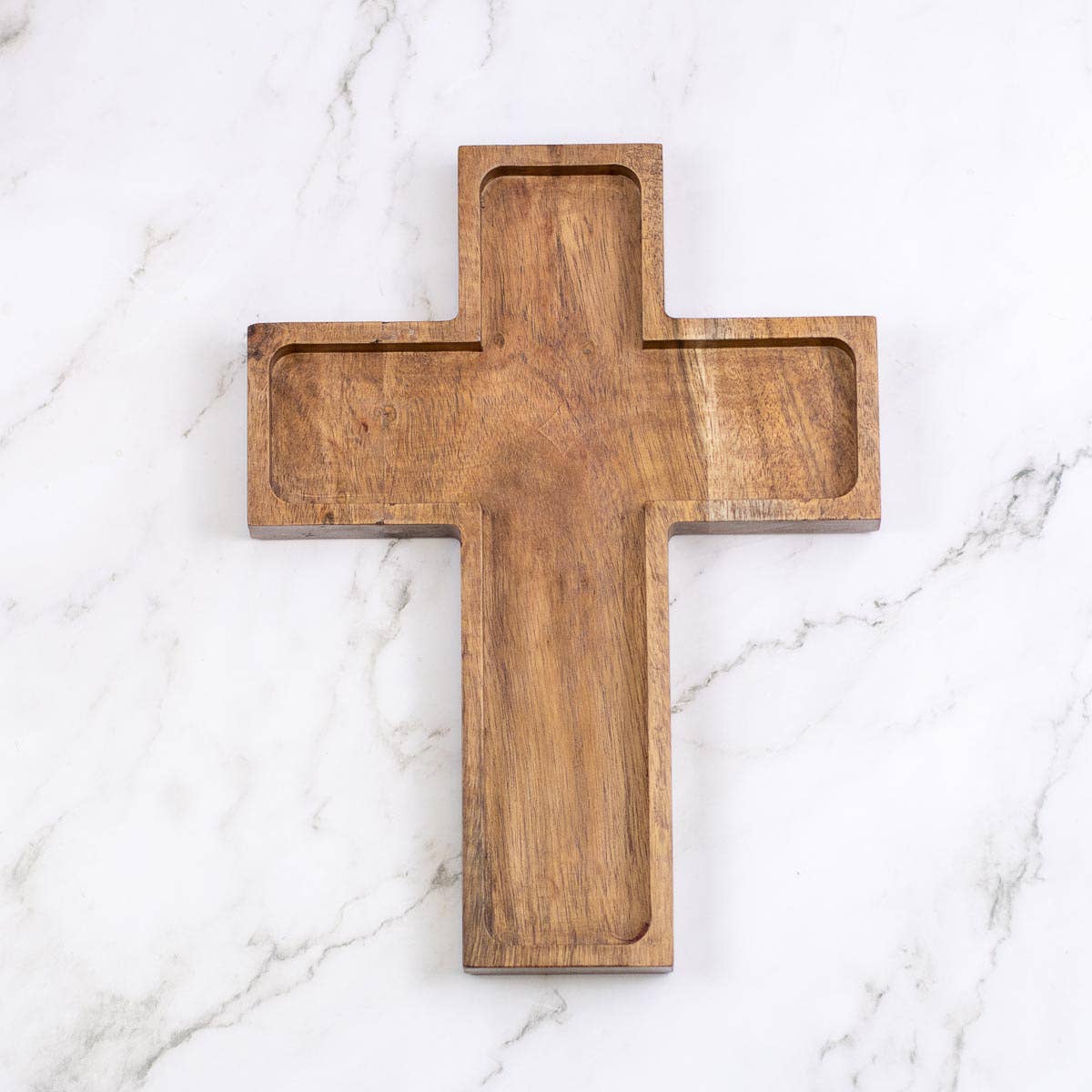 Cross Serving Tray Natural 12x9x1