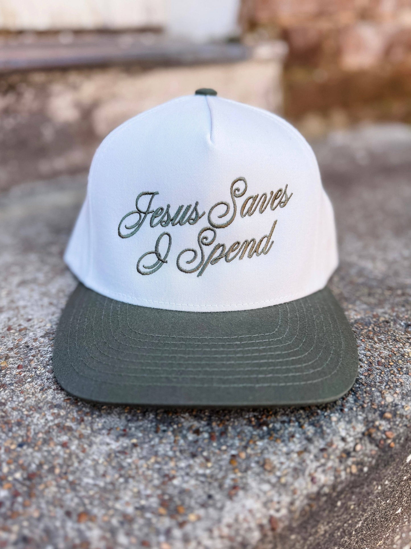 Jesus Saves I Spend Cap