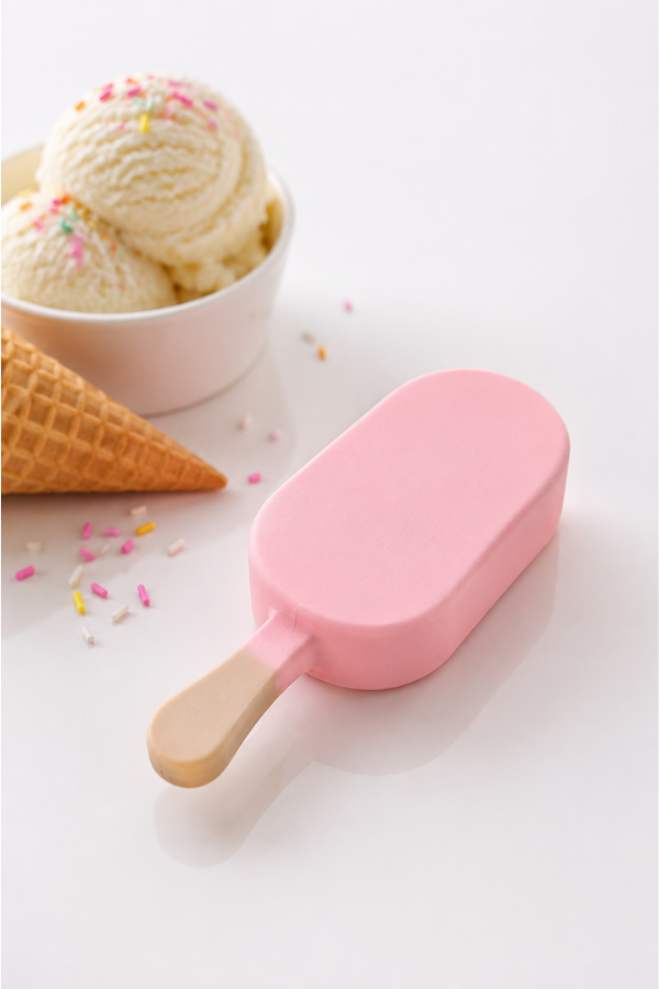 Strawberry Ice Cream Bar Squishy Toy