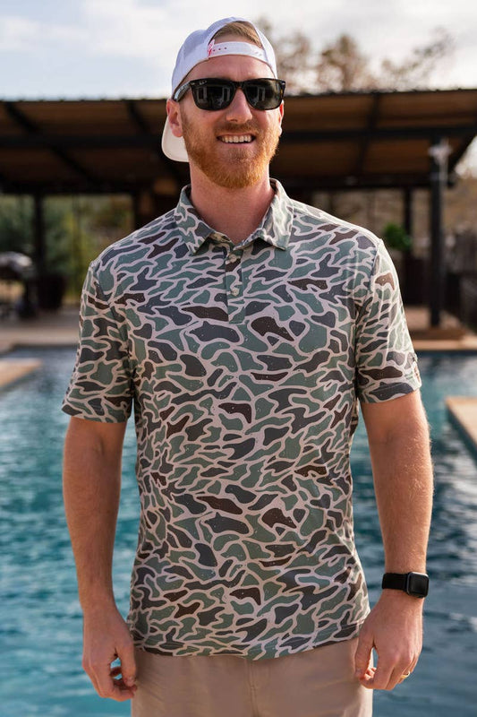 Performance Polo - Retro Duck Camo