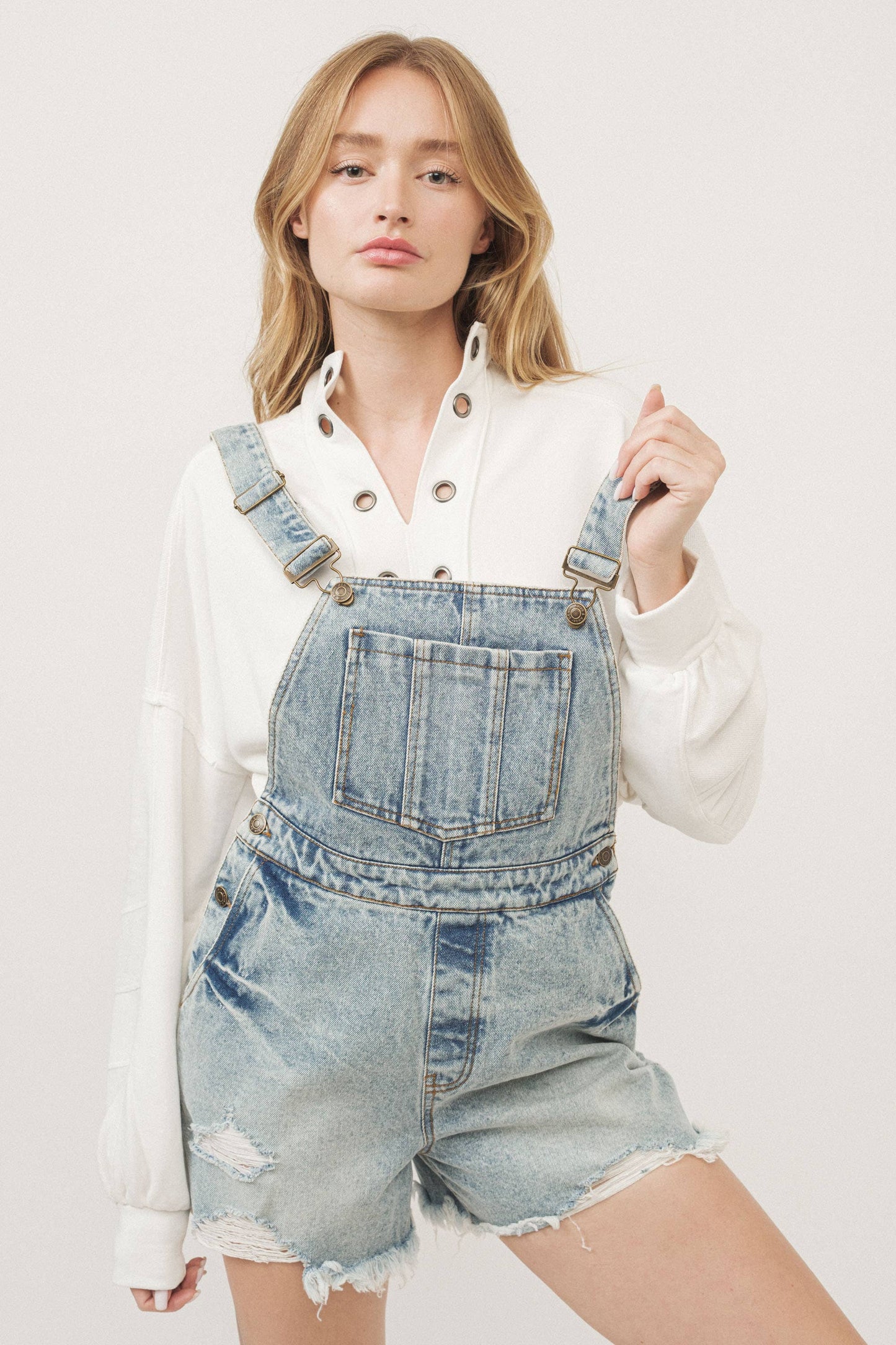 MAJ2503 Faith Overall Shorts