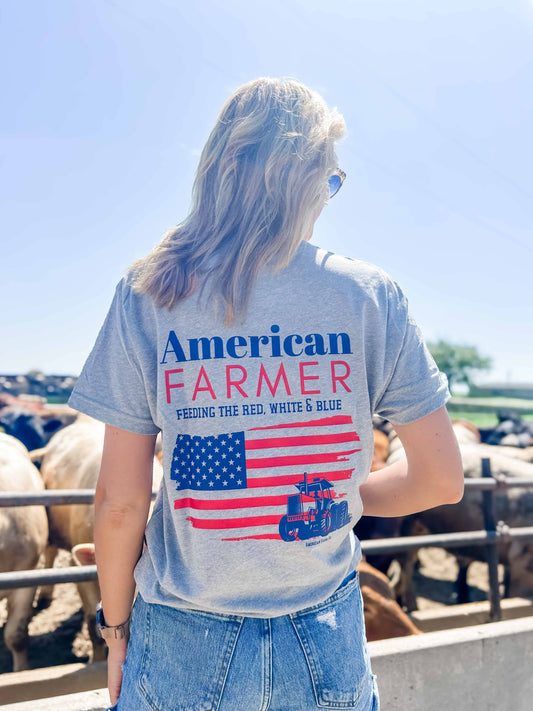 Graphic Western 'American Farmer' Graphic Tee