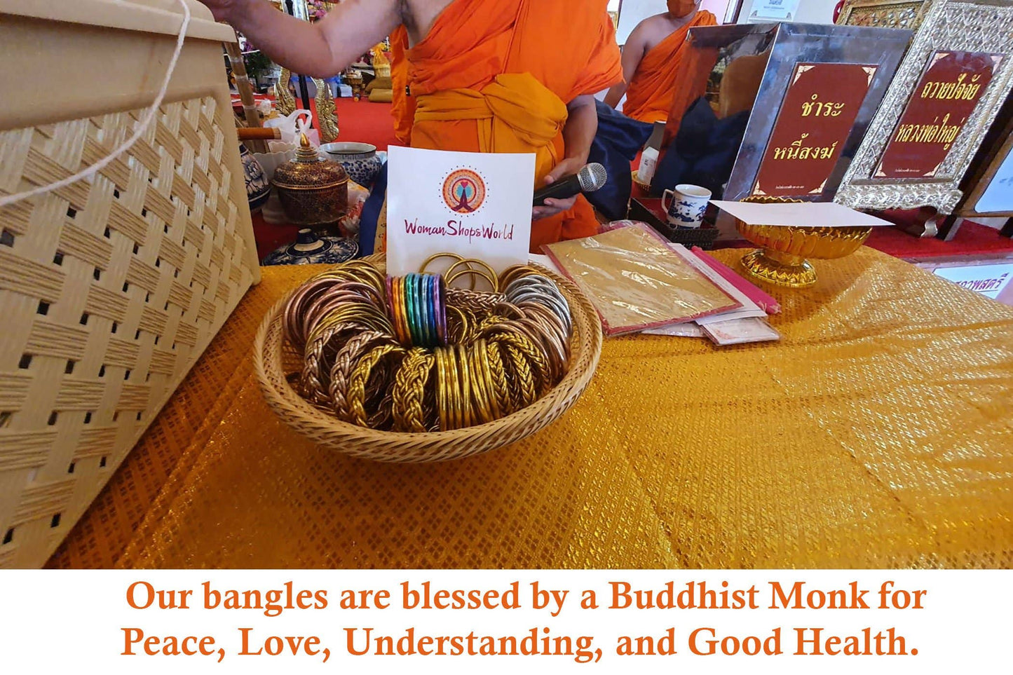 Buddha Bracelets, Mantra Bangles