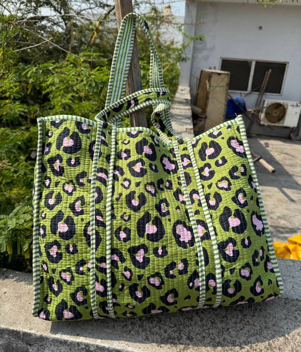 Carry Bag New Design Tote Bags Cotton Quilted Bag Large Bags