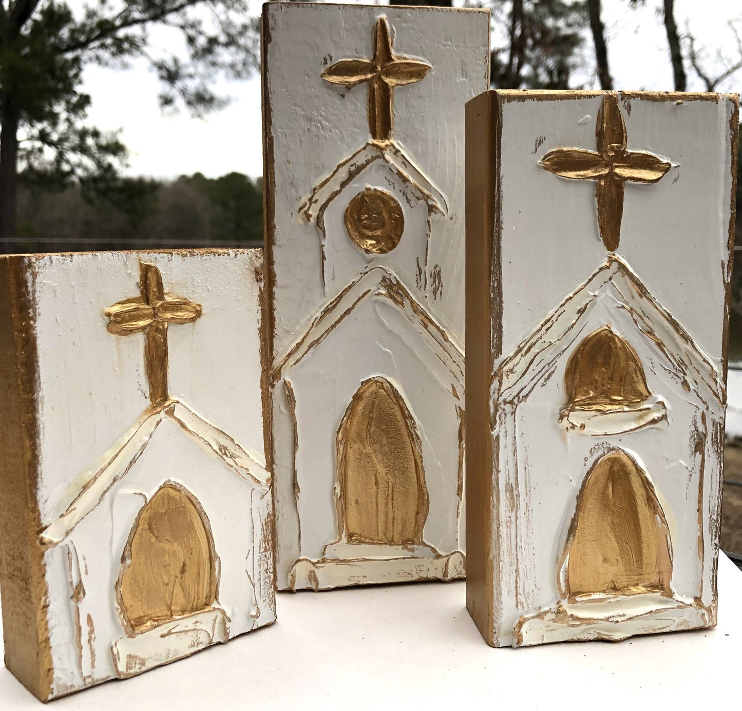 Church hand painted