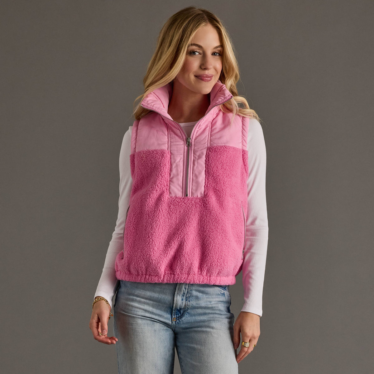 Lt. Pink & Pink Vest