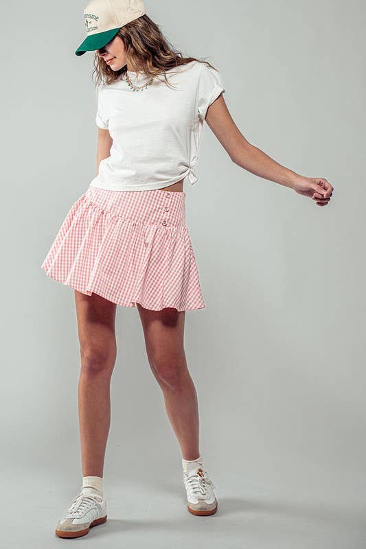 Countryside Comfort Lined Mini Skirt